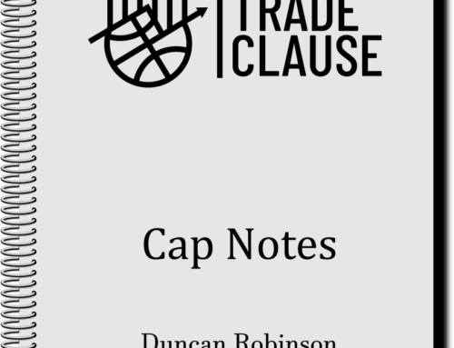 Cap Notes: Robinson Sign-and-Trade to DET (7/7/25)